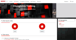 Desktop Screenshot of chungdahmtraining.com